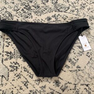 Shade and shore bikini swim bottom black XL NEW SZ 16-18
